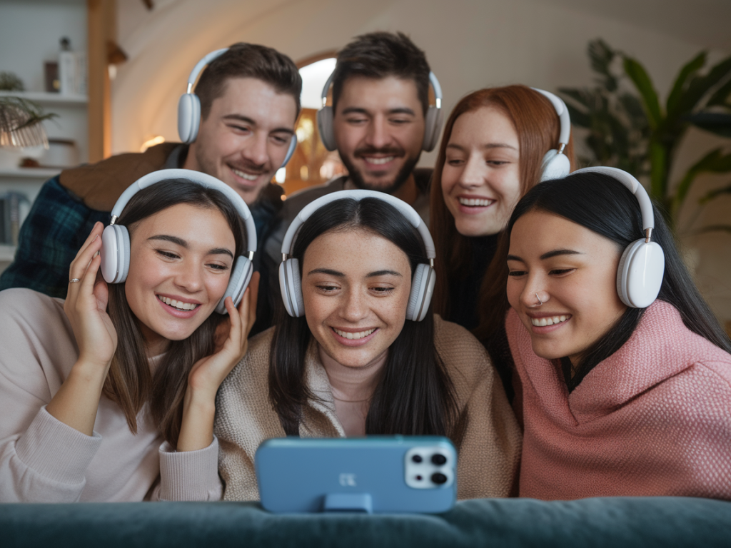 How to pair multiple bluetooth headphones to one phone for watching shows together