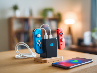 Which compact usb-c charger best powers a nintendo switch lite and an iphone simultaneously on long train trips