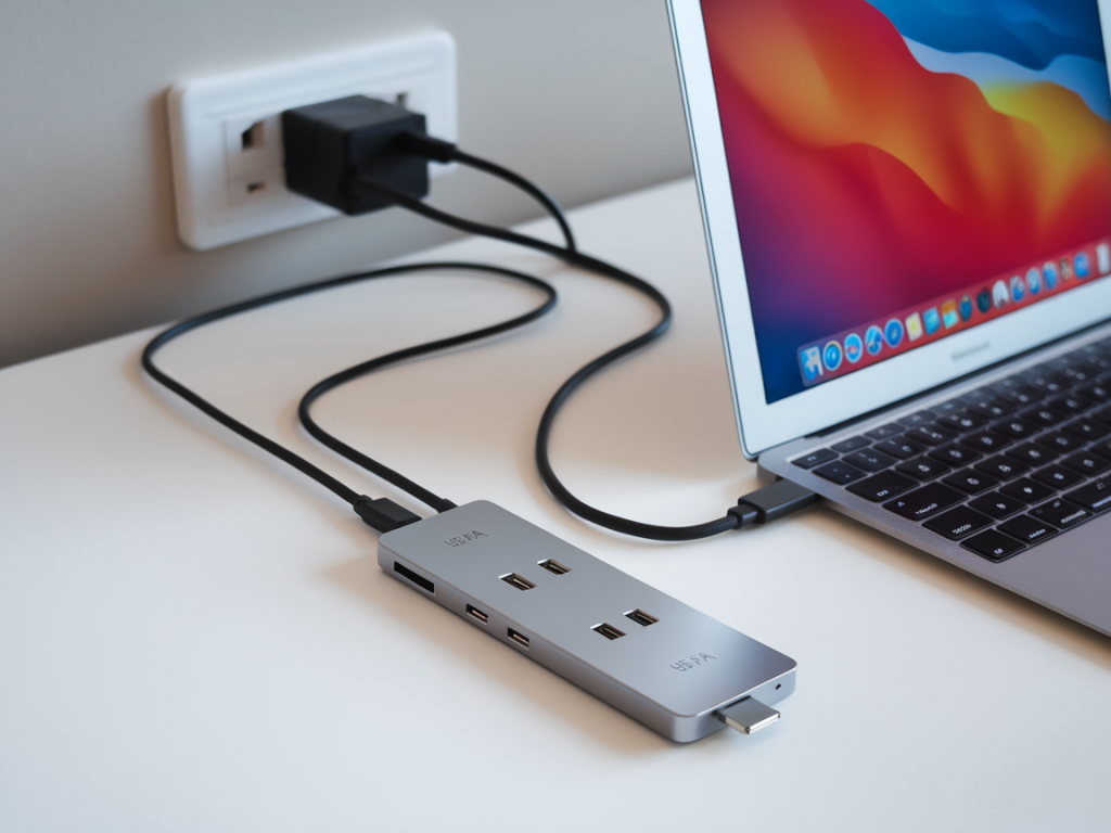 Which ultra-compact usb-c hubs actually fast-charge a macbook air and power two peripherals simultaneously