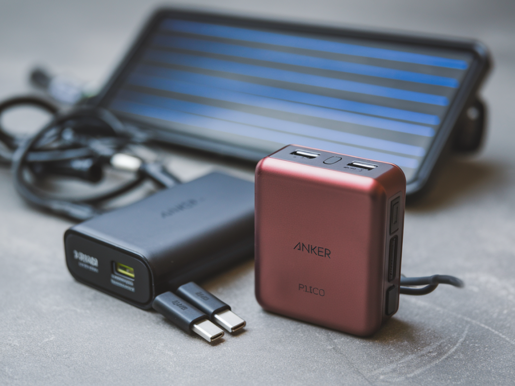 How to build a pocketable emergency power kit with anker pico charger, a 10k power bank and a usb-c solar panel
