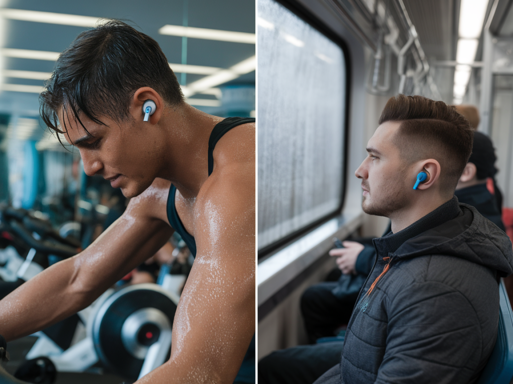 Can the anker soundcore liberty earbuds survive a sweaty 60-minute spin class and a noisy commute